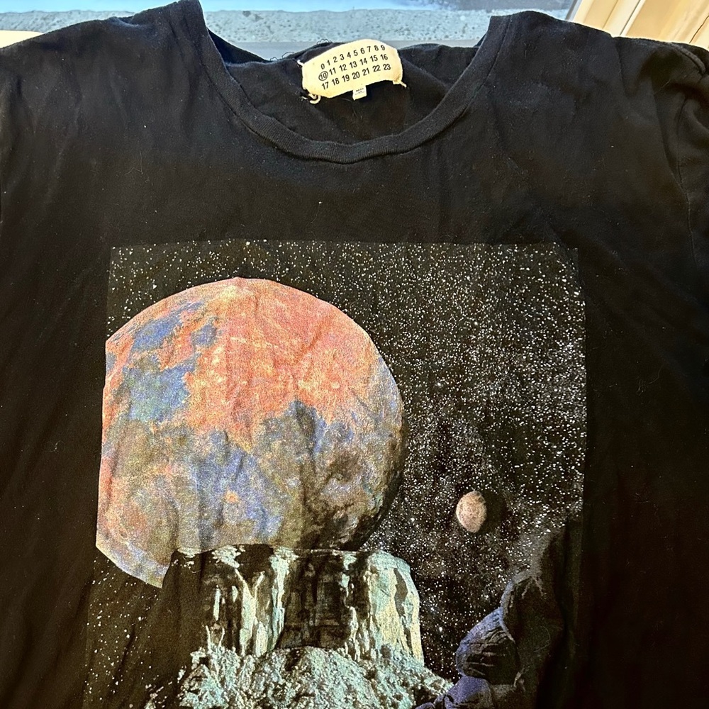 Maison Margiela Graphic Print Men’s Crew Neck T-Shirt size XL (IT 54)